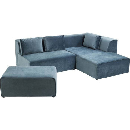 Sofa Infinity Velvet Ocean Right - JULIA VENCE STORE