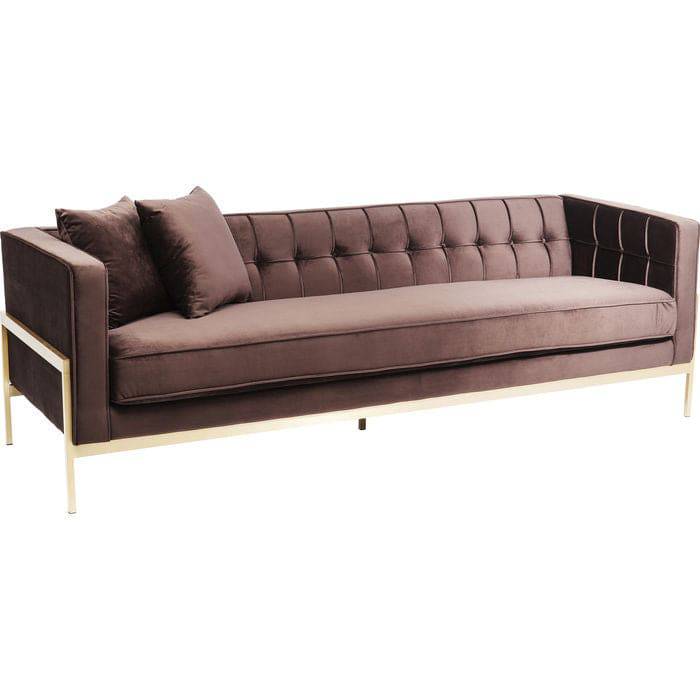 Sofa Loft 3-Seater Brown - JULIA VENCE STORE