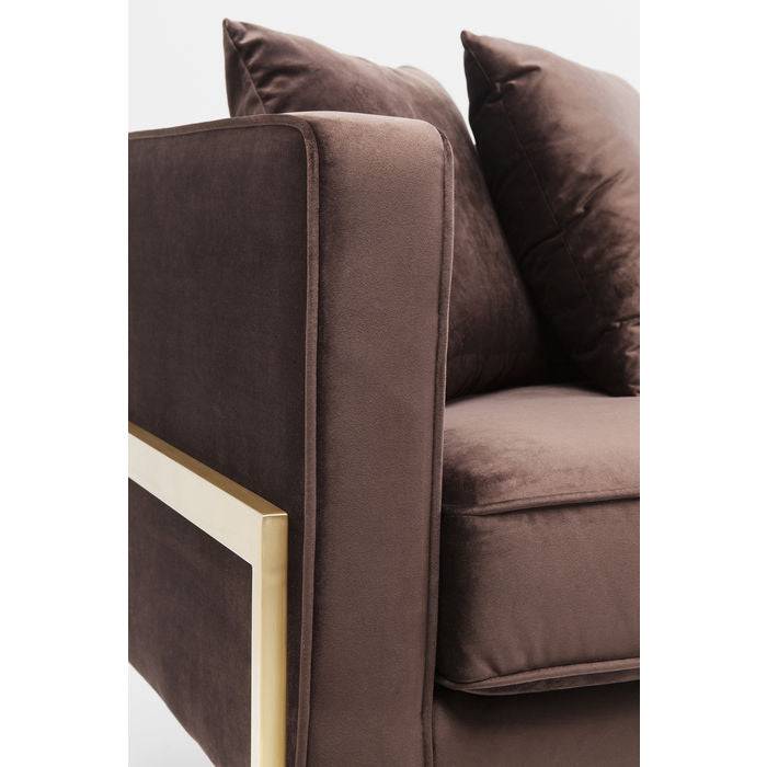 Sofa Loft 3-Seater Brown - JULIA VENCE STORE