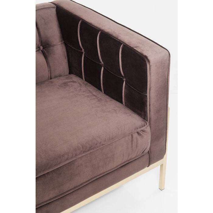 Sofa Loft 3-Seater Brown - JULIA VENCE STORE