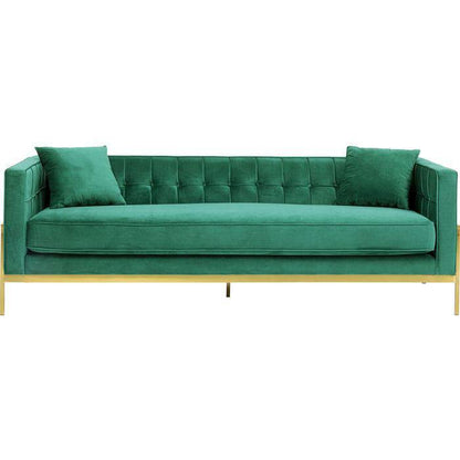 Sofa Loft 3-Seater Green - JULIA VENCE STORE