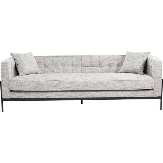 Sofa Loft 3-Seater Salt & Pepper - JULIA VENCE STORE