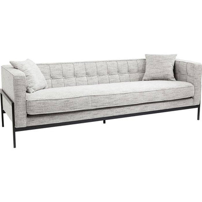 Sofa Loft 3-Seater Salt & Pepper - JULIA VENCE STORE