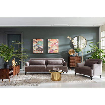 Sofa Proud 3-Seater Grey - JULIA VENCE STORE