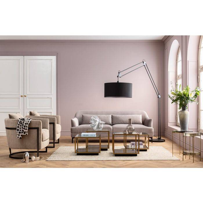 Sofa Proud 3-Seater Grey - JULIA VENCE STORE