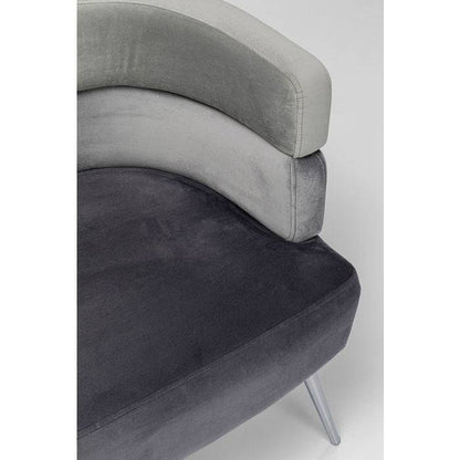 Sofa Sandwich 2-Seater Grey - JULIA VENCE STORE