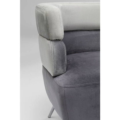 Sofa Sandwich 2-Seater Grey - JULIA VENCE STORE