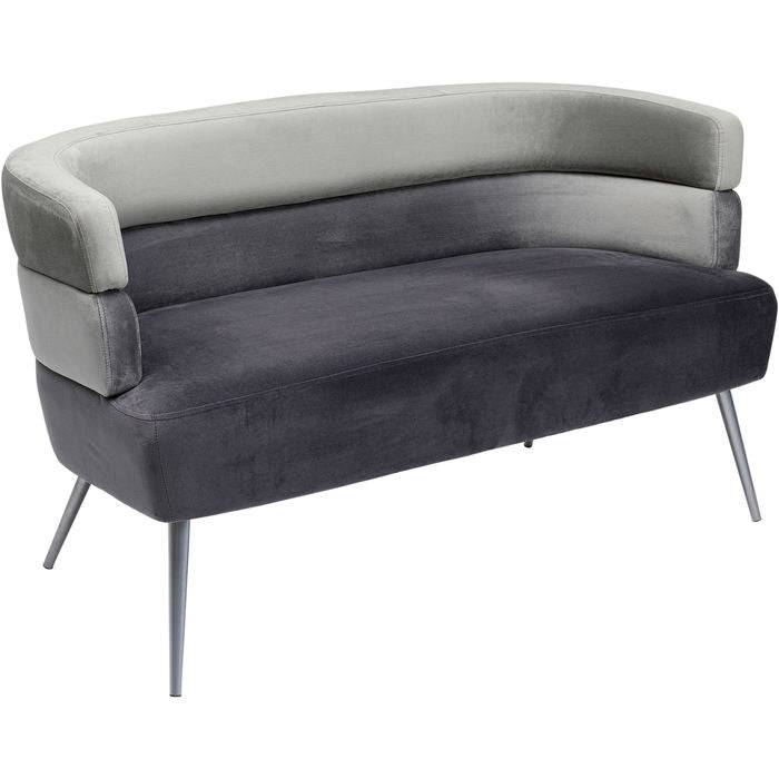 Sofa Sandwich 2-Seater Grey - JULIA VENCE STORE