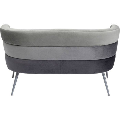 Sofa Sandwich 2-Seater Grey - JULIA VENCE STORE