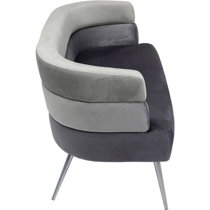 Sofa Sandwich 2-Seater Grey - JULIA VENCE STORE