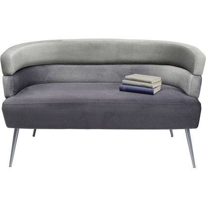 Sofa Sandwich 2-Seater Grey - JULIA VENCE STORE