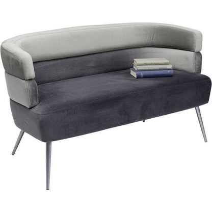 Sofa Sandwich 2-Seater Grey - JULIA VENCE STORE