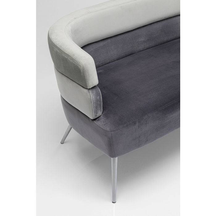 Sofa Sandwich 2-Seater Grey - JULIA VENCE STORE