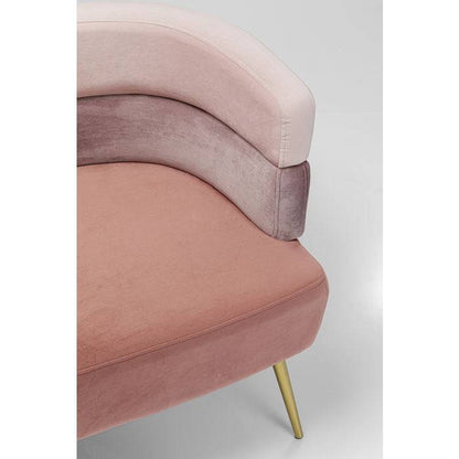 Sofa Sandwich 2-Seater Mauve - JULIA VENCE STORE