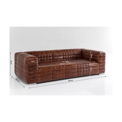 3-Seater Leather Sofa