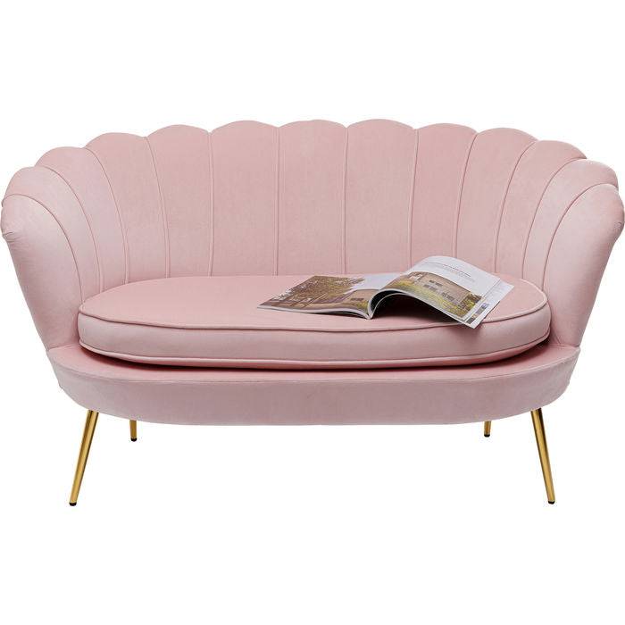 Sofa Water Lily 2-Seater Rose - JULIA VENCE STORE