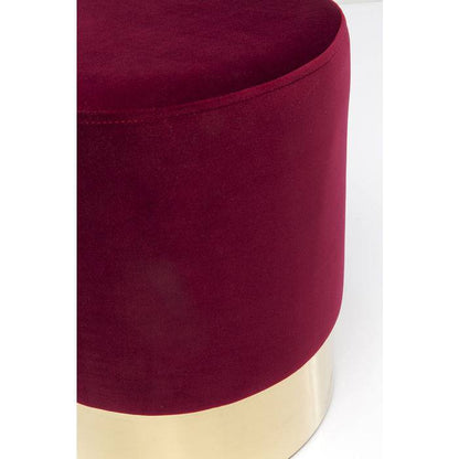 Stool Cherry Bordeaux Brass ‚àö√≤35cm - JULIA VENCE STORE