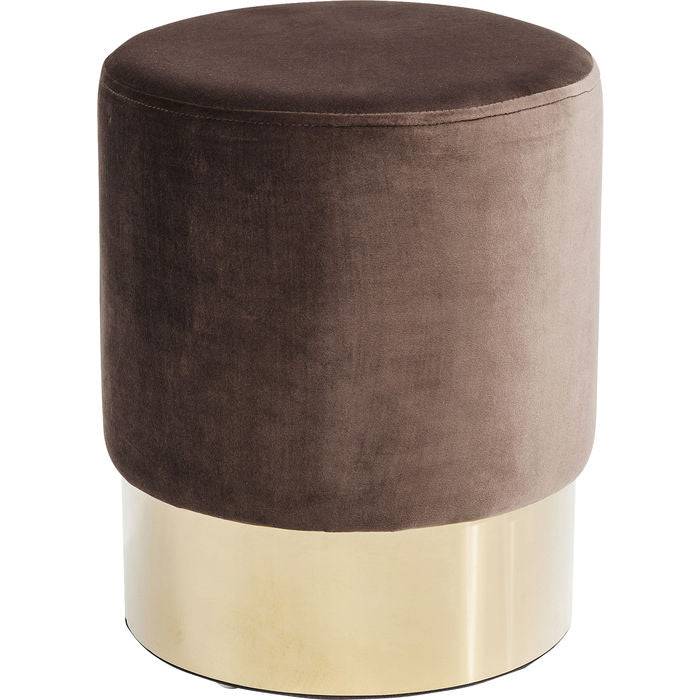 Stool Cherry Brown Brass ‚àö√≤35cm - JULIA VENCE STORE