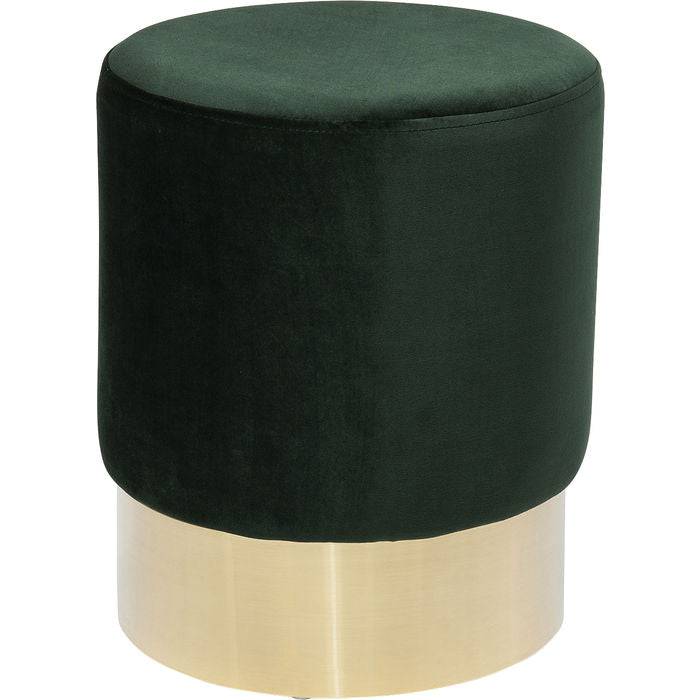 Stool Cherry Dark Green Brass ‚àö√≤35cm - JULIA VENCE STORE