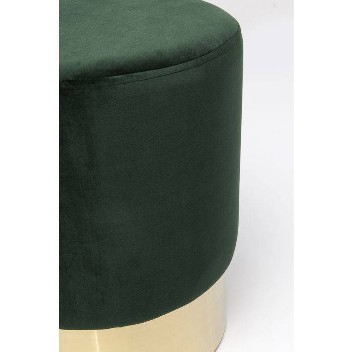 Stool Cherry Dark Green Brass ‚àö√≤35cm - JULIA VENCE STORE