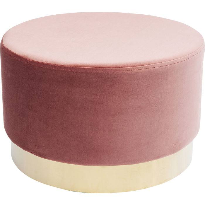 Stool Cherry Mauve Brass ‚àö√≤55cm - JULIA VENCE STORE