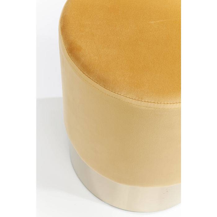 Stool Cherry Orange Brass Ø35cm - JULIA VENCE STORE