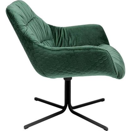 Swivel Armchair Bristol Green - JULIA VENCE STORE