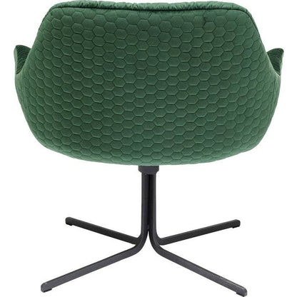 Swivel Armchair Bristol Green - JULIA VENCE STORE