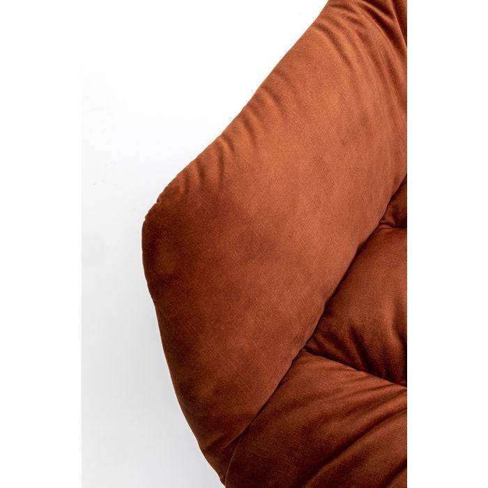 Swivel Armchair Bristol Rust Red - JULIA VENCE STORE