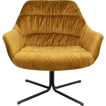 Swivel Armchair Bristol Yellow - JULIA VENCE STORE