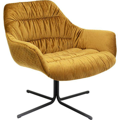 Swivel Armchair Bristol Yellow - JULIA VENCE STORE