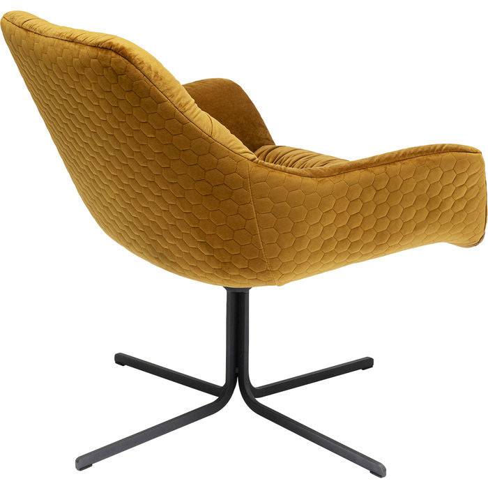 Swivel Armchair Bristol Yellow - JULIA VENCE STORE