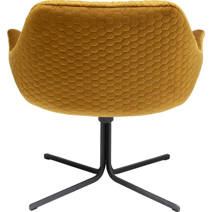 Swivel Armchair Bristol Yellow - JULIA VENCE STORE