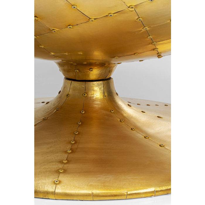 Swivel Armchair Eye Ball Brass - JULIA VENCE STORE