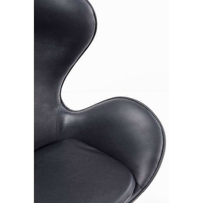 Swivel Armchair Lounge Black Walnut - JULIA VENCE STORE