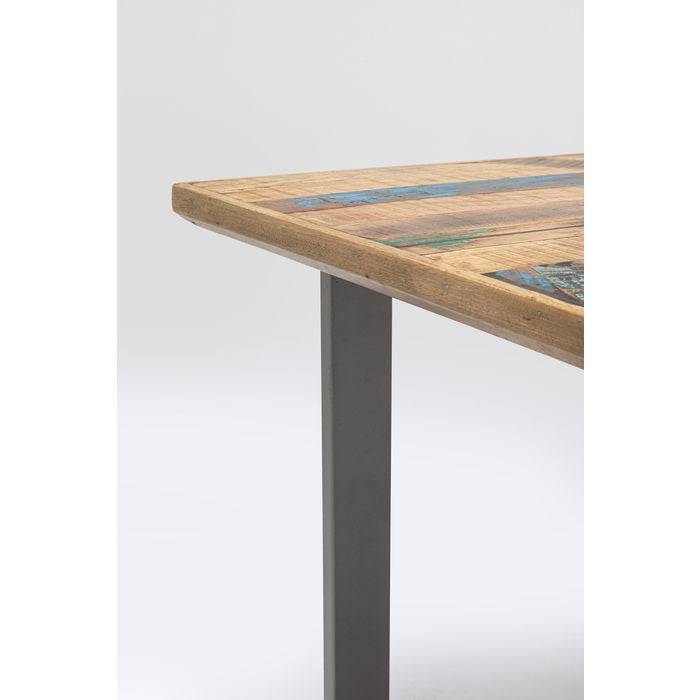 Table Abstract Acier Brut 180x90 - JULIA VENCE STORE