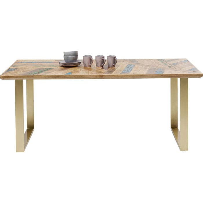 Table Abstract Brass 180x90 - JULIA VENCE STORE