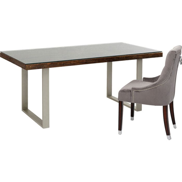 Table Conley Silver 180x90 - JULIA VENCE STORE