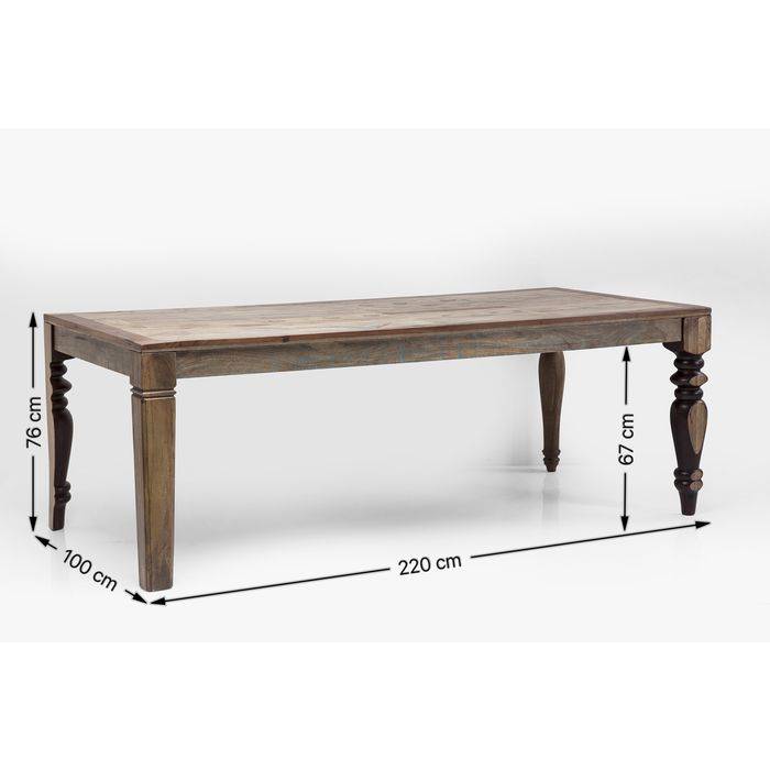 Table Duld Range 220x100cm - JULIA VENCE STORE