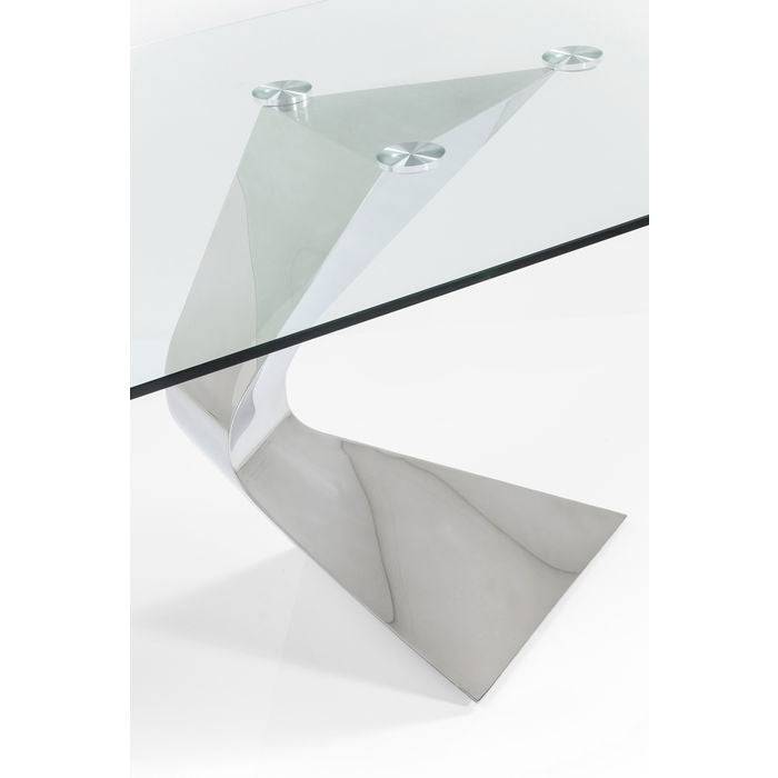 Table Gloria Chrome 200x100cm - JULIA VENCE STORE