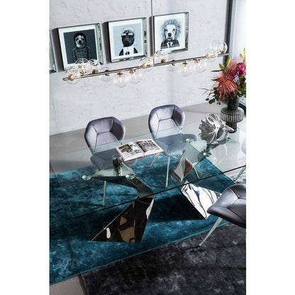 Table Gloria Chrome 200x100cm - JULIA VENCE STORE