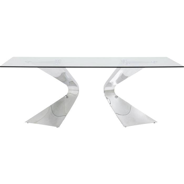 Table Gloria Chrome 200x100cm - JULIA VENCE STORE