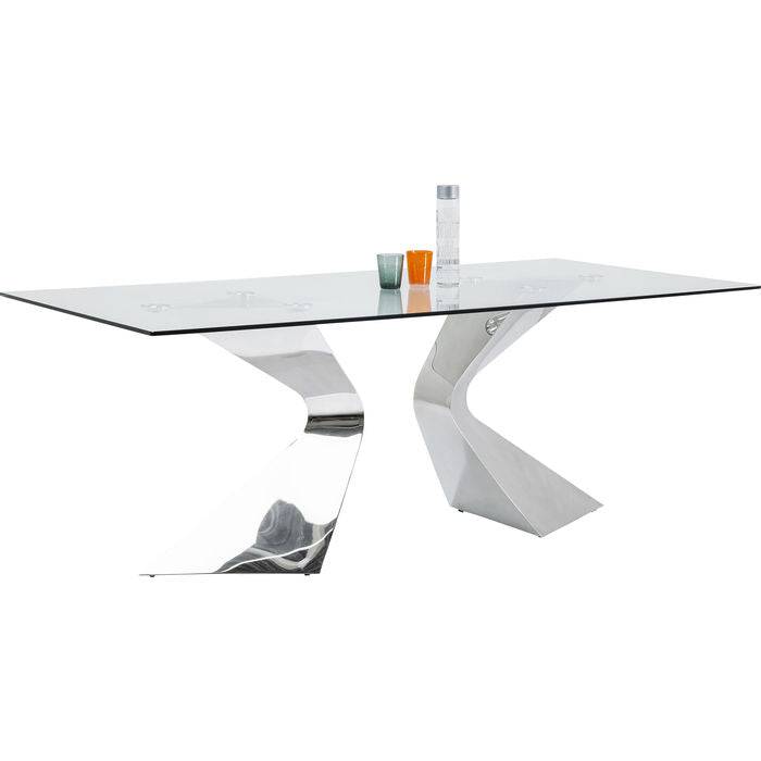 Table Gloria Chrome 200x100cm - JULIA VENCE STORE