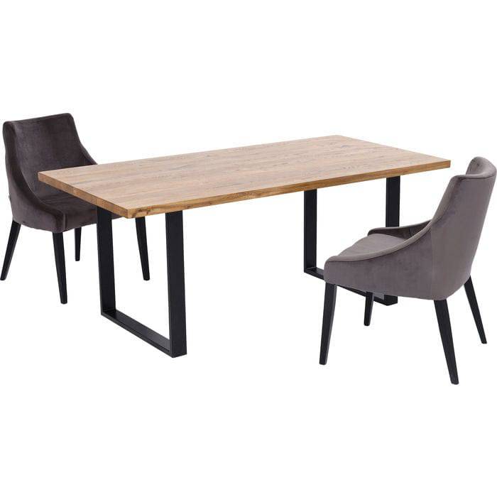 Table Jackie Oak Black 180x90 - JULIA VENCE STORE