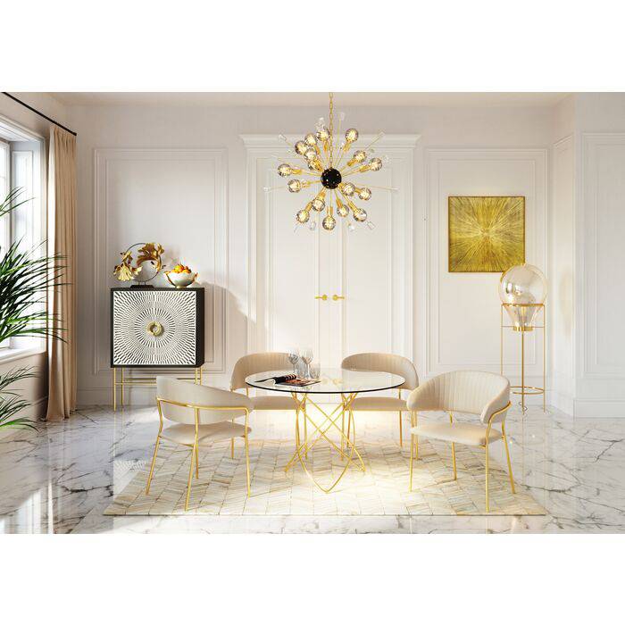 Modern Golden Dining Table