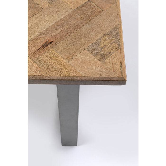 Table Parquet Acier Brut 180x90 - JULIA VENCE STORE