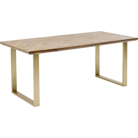 Table Parquet Brass 180x90 - JULIA VENCE STORE