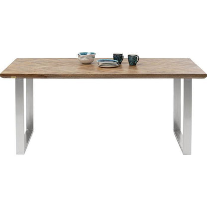 Table Parquet Chrome 180x90 - JULIA VENCE STORE