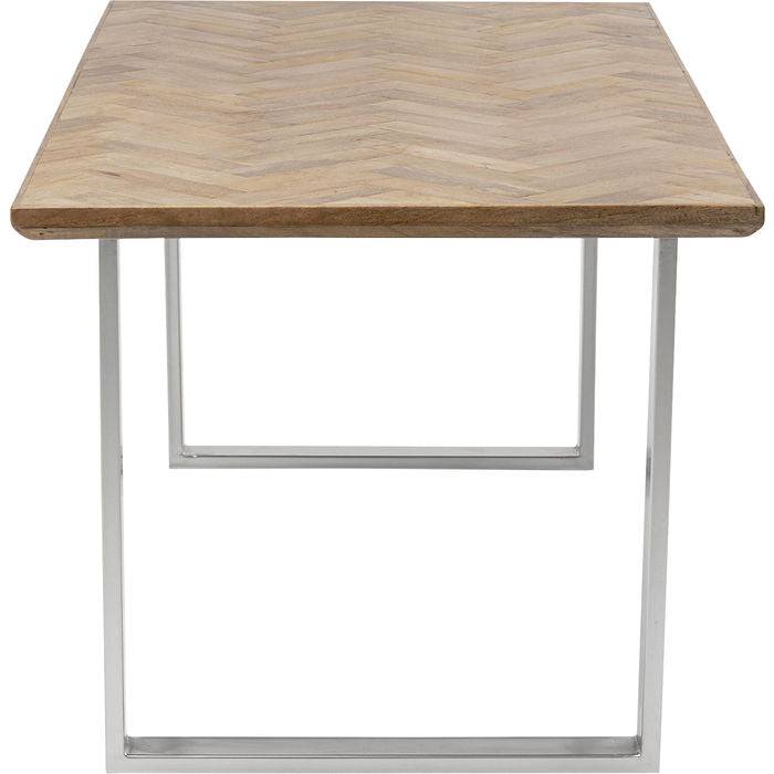 Table Parquet Chrome 180x90 - JULIA VENCE STORE