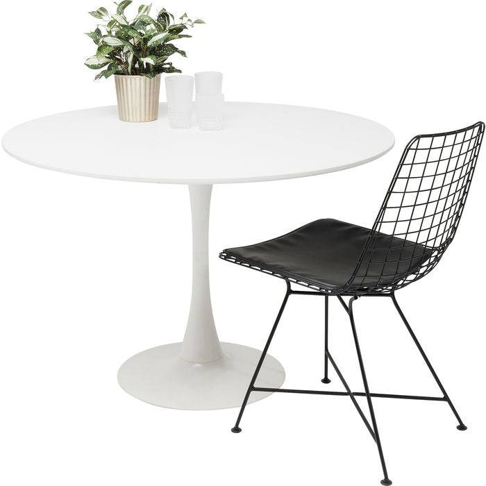 Table Schickeria White √ò110 - JULIA VENCE STORE